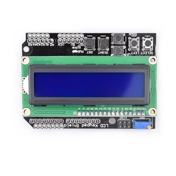 

1PCS LCD Keypad Shield LCD1602 LCD 1602 Module Display For ATMEGA328 ATMEGA2560 raspberry pi UNO blue screen