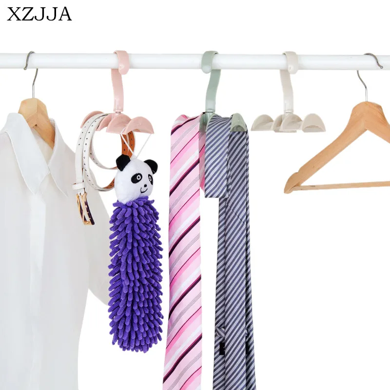 XZJJA Creative Clothes Hat Handbag Belts Scarves Tie Organizer Storage