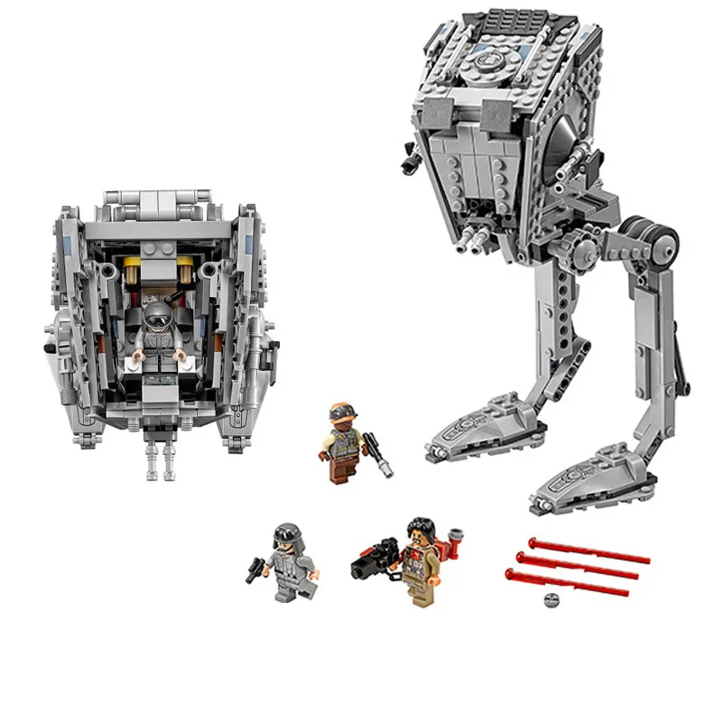 

LOZ 471Pcs Star Series War The Rogue One AT-ST Set Walker Educational Building Blocks Bricks Compatible with legoINGly Starwars