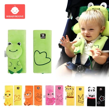 

Cartoon Baby Car Seat Safety Belt Strap Cover Pad Kids Shoulder Pads Soft Strap Protection Cushion Baby Stroller Accessories
