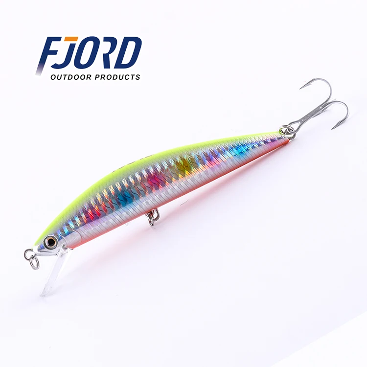 FJORD качество 5 шт./партия 125 мм 40 г Minnow лазер жесткий Профессиональный SwimBait искусственные приманки оборудованные крючки Тонущая Рыбалка