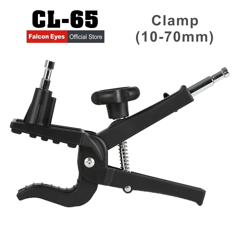 

Falcon Eyes CL-65 11-70mm Heavy Metal C Type Clamp U Clip Bracket for Photo Studio Light Stand Camera Flash Accessories