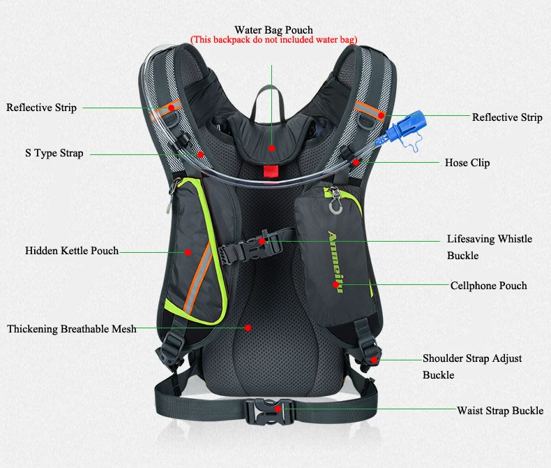 Flash Deal Anmeilu Ultralight Mountain Road Bike Bag 8L Reflective Bicycle Backpack Rucksack Waterproof Sport Travel Cycling Shoulders Bag 20 Flash Deal Anmeilu Ultralight Mountain Road Bike Bag 8L Reflective Bicycle Backpack Rucksack Waterproof Sport Travel Cycling Shoulders Bag 20