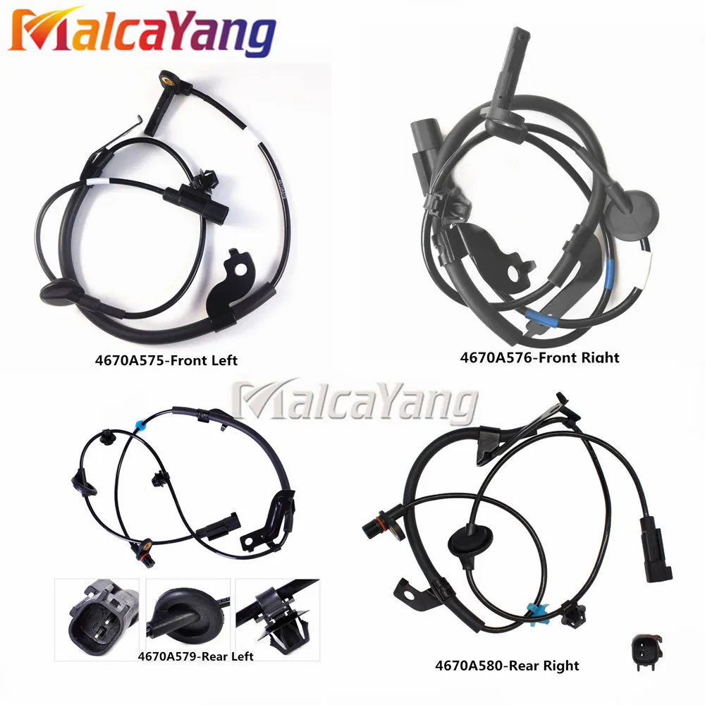 New Front Right /& Left ABS Wheel Speed Sensor for Mitsubishi Outlander Lancer