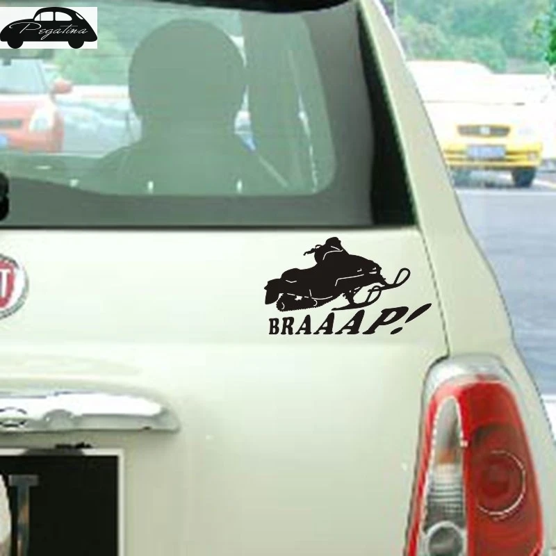 Pegatina BRAAAP ملصقا الثلج صائق زلاجات دراجة نارية الملصقات الفينيل صور مطبوعة للحوائط ديكور جدارية التزلج ملصقا