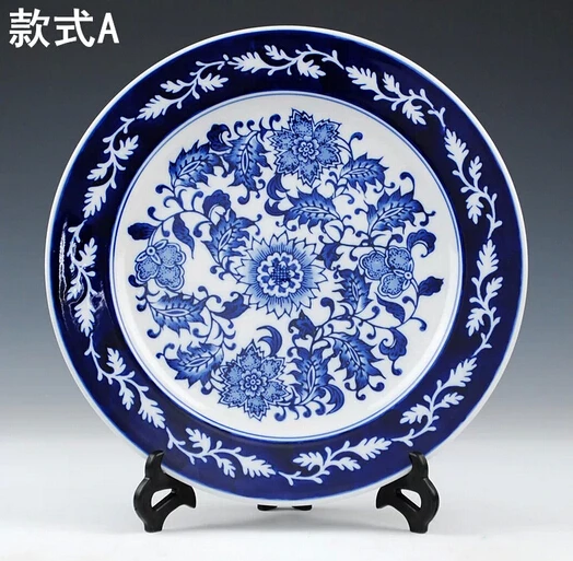 Blue And White Plates aliexpress : buy 1 piece chinese antique porcelain blue and Blue And White Plates aliexpress : buy 1 piece chinese antique porcelain blue and