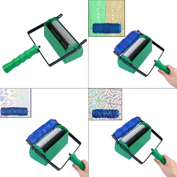 

Double Color Paint Wall Texture Brush Soft Rubber of Roller Brush Decoration Paint Painting Machine for House Wall Decoration