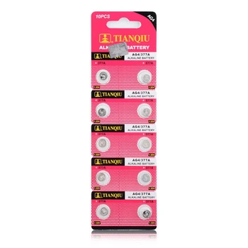 

10 PCS 377 AG4 LR626 1.55V sr626sw battery Button Cell Batteries Alkaline Battery For Watch Electronic Products New Watch