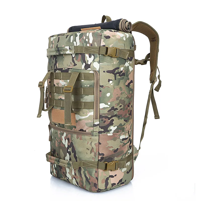 50л тактический армейский военный рюкзак, Открытый Многофункциональный водонепроницаемый рюкзак, походный альпинистский рюкзак, рюкзак для путешествий - Цвет: CP