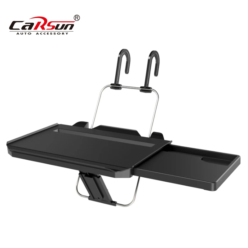 

Portable Foldable Car Laptop Stand ABS Table and Steel Frame Car Seat Steering Wheel Notbook Tablet Tray Table Food Drink Holder
