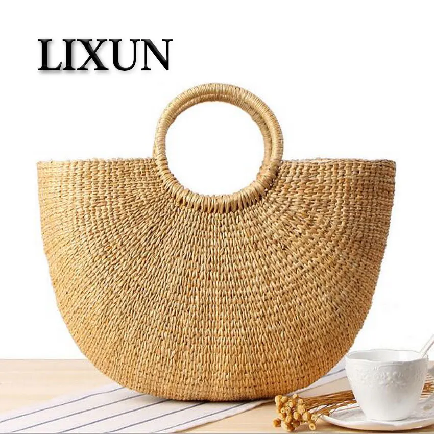 linen beach bag
