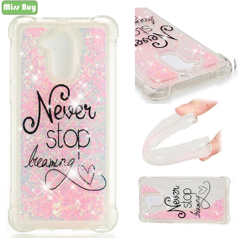 Missbuy QuickSand Phone Cover For Huawei Honor 6C Enjoy 6S Nova Smart Silicone TPU Case Protection Box |