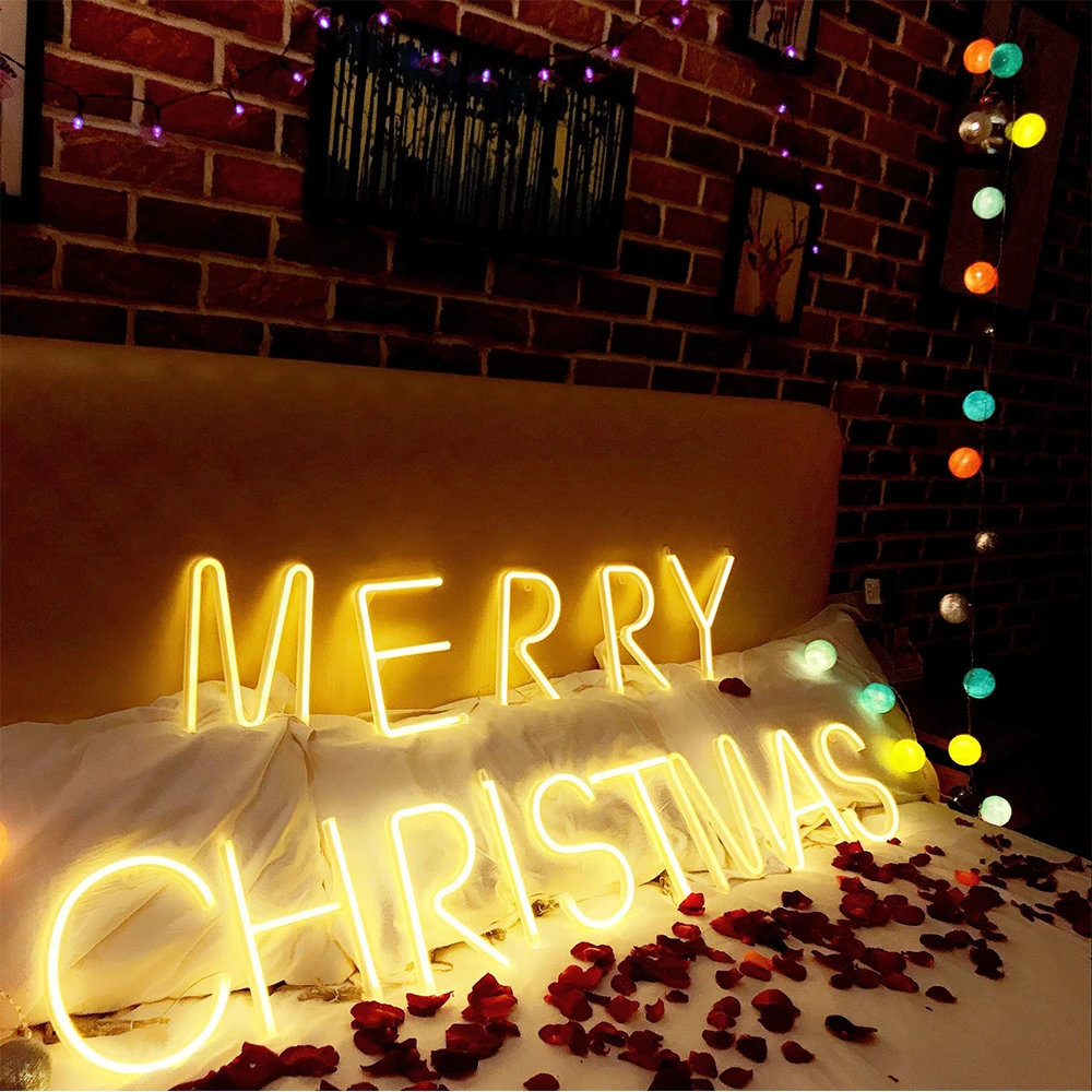 

Letter Lights Neon Sign Light Table Light For Bar Name DIY Words Home Party Decoration Xmas Birthday Kid Couple Gift Lights