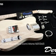 DIY электрогитара комплект болт на шею Американский пепельный корпус незавершенный