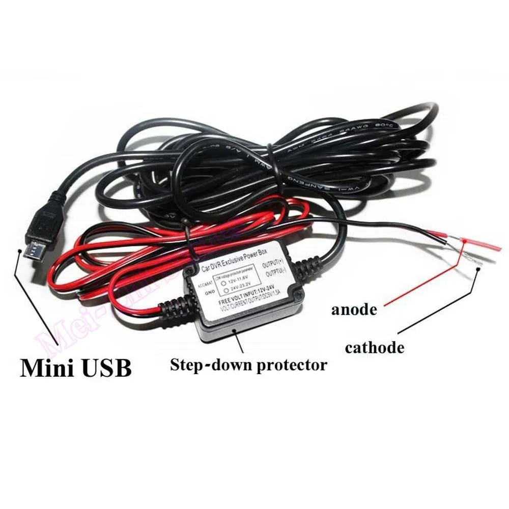 Мини usb зарядное устройство для авто с контрастным жесткий провод комплект