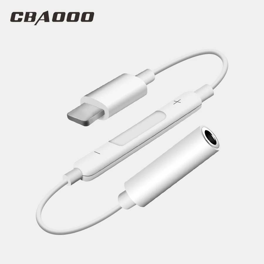 CBAOOO для Lightning до 3,5 мм разъем для наушников аудио кабель конвертер адаптер Aux музыка для iPhone 7 8 Plus преобразователь для наушников CBAOOO для Lightning до 3,5 мм разъем для наушников аудио кабель конвертер адаптер Aux музыка для iPhone 7 8 Plus преобразователь для наушников