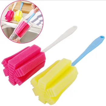 

Kitchen Cleaning Tool Sponge Brush For Wineglass Bottle Coffe Tea Glass Cup Random Color S