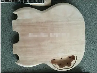 Электрогитара DIY сg с двойным горлом корпус и шея из красного дерева|Детали