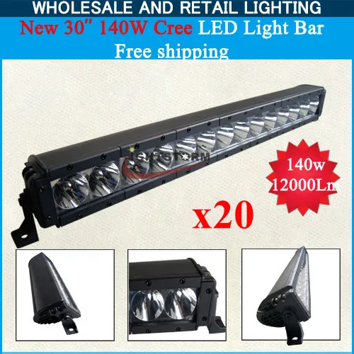 Free shipping! wholesale and retail 14 pcs 10W/LED Cree offroad light bar new design 140w unique cree led high quality | Автомобили и