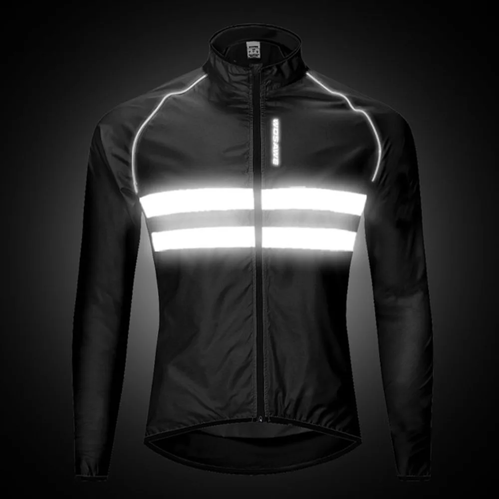 

Men's Outdoor Night Ride Coat Reflective Long Sleeve Tops Unisex Ride Mountaineering Fishing Outdoor Long Sleeve Jacket