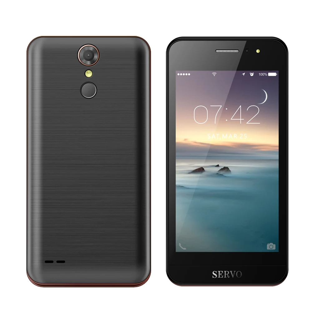 Телефон SERVO TK10, 4,5 дюймов, две sim-карты, мобильный телефон, Android 5,1, ROB, 4 Гб Камера, МП, четырехъядерный gps WCDMA смартфон - Цвет: Черный