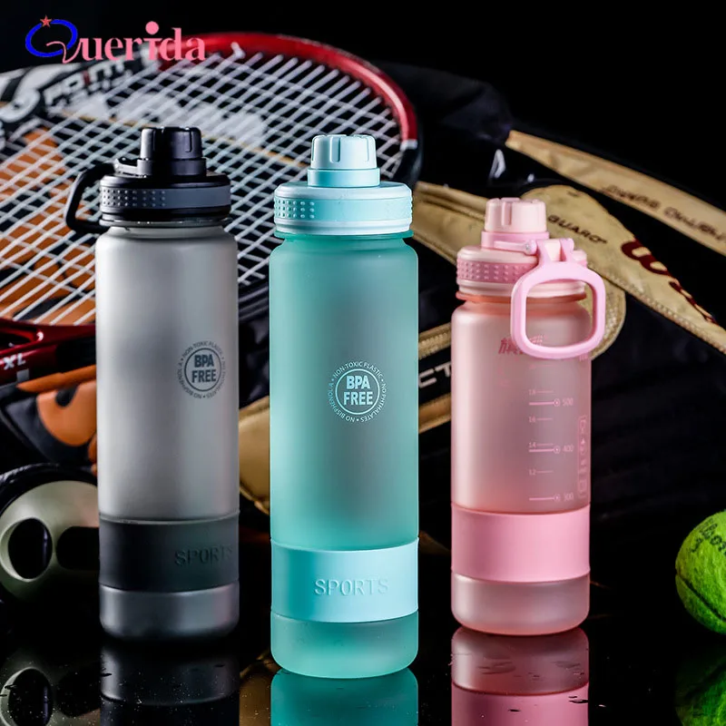 New Travel Sports Bottle Portable Heat Resistant Leakproof Plastic