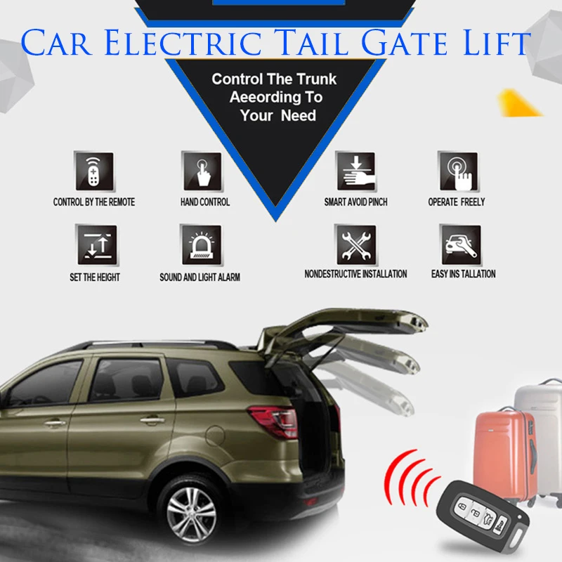 LiTangLee Car Electric Tail Gate Lift Tailgate Assist System For Audi A6 C7 4G 2012~2018 Remote Control Trunk Lid