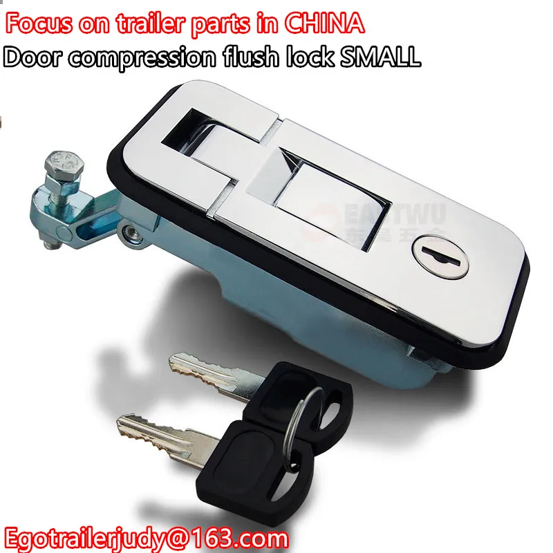 

EGOTRAILER Door Compression Flush Lock SMALL- CHROME for Camper Trailers - Trailer Parts