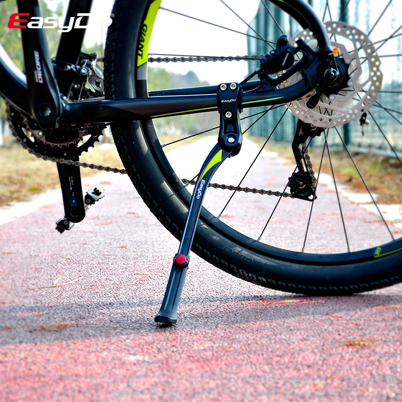 Легкая велосипедная стойка EasyDo, регулируемая велосипедная боковая стойка из алюминиевого сплава, стойка для горного велосипеда, Стояночная стойка для велосипеда