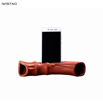 

IWISTAO Empty Speaker Loudspeaker Unplugged Purple Sand Ceramic Smartphone Base Bracket
