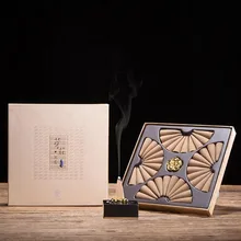 Натуральное агаровое дерево сандаловое дерево благовония в виде конуса состаренной полыни для спа йоги Ароматические очищающие воздух ароматный курильщик Поставки Подарочная коробка