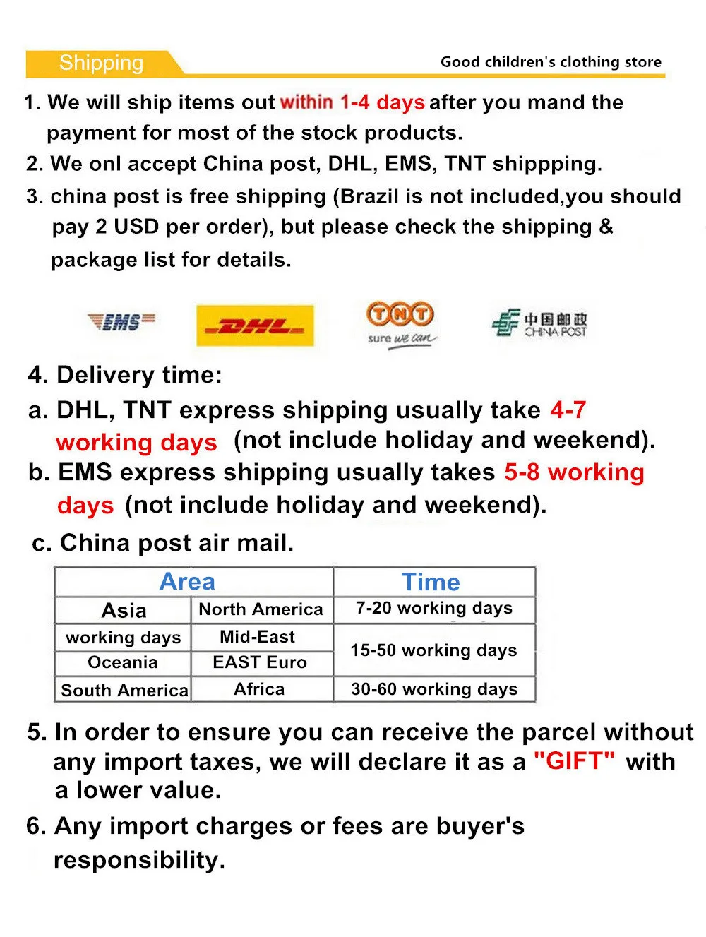 shiping GB 