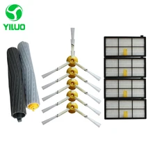 

Economical 1set Tangle-Free Debris Extractor Brush+5pcs Cleaning Side Brush+4pcs HEPA Filter for Robot Vacuum Cleaner 870 880