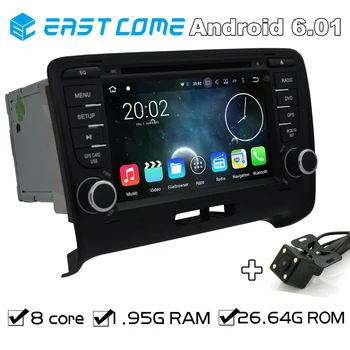 

Octa Core 2 Din Android 6.01 Car DVD Player For AUDI TT 2006 2007 2008 2009 2010 2011 2012 2013 With Radio GPS Rear View Camera