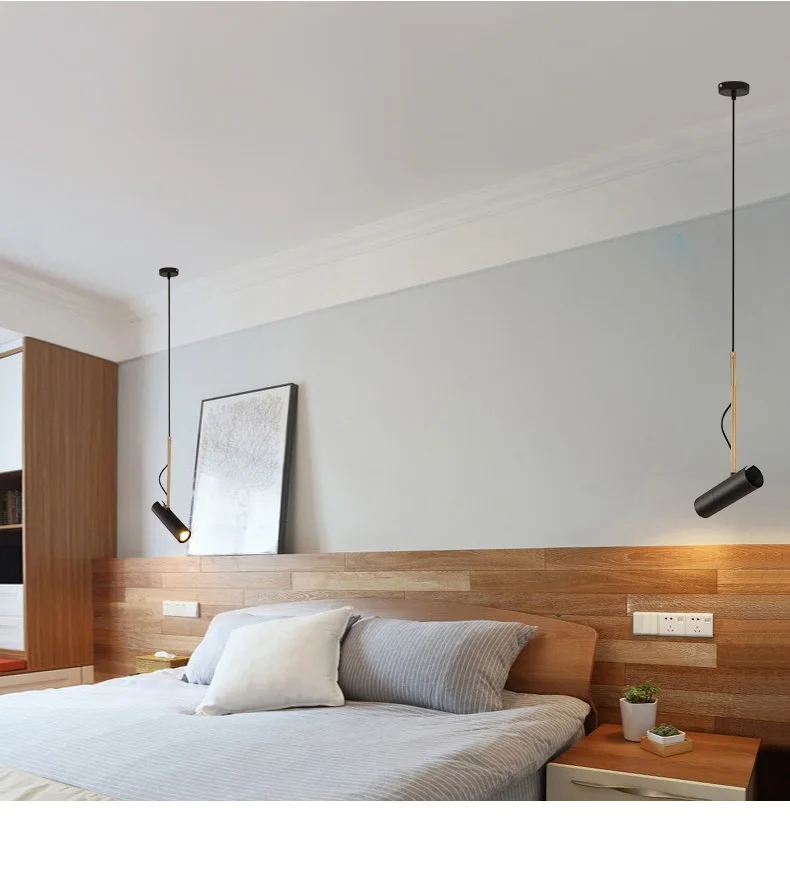  LukLoy Bedside Pendant Down Light Hanging Kitchen Suspension Lamp LED Spot Lighting LED Down Light  - 32994338537