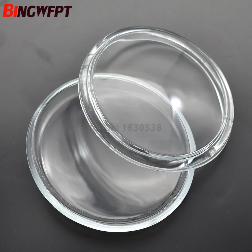 

2pcs/lot Oval 100X93mm Fog Lamps Lights Tempered Glass Anti-fog Glass For Toyota Sienna Highlander Ractis IQ Previa Vitz 4Runner