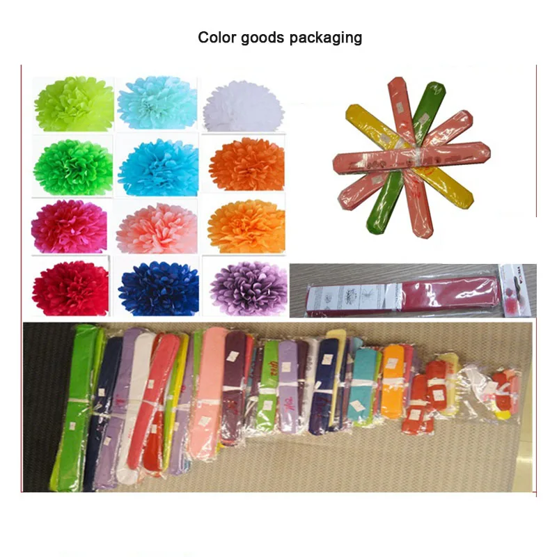 paper pompom flower wedding party decoration peony artificial flower (76)