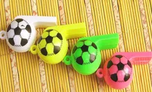 Wholesale Cheerleading Whistles Creative Plastic Soccer Whistle Promotional Gifts 400Pcs / Lot Free Shipping