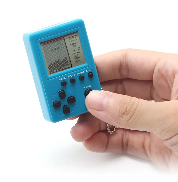 

Super Mini Russian Tetris Game Keyboard Portable GameBox Mini Handset