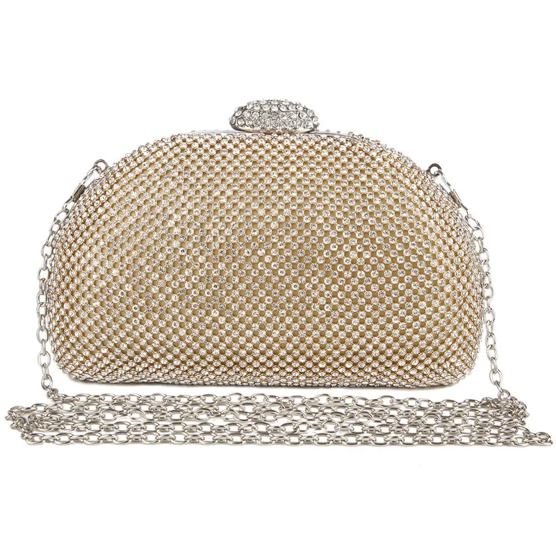 Luxy Moon Designer Clutch with Chain Front View