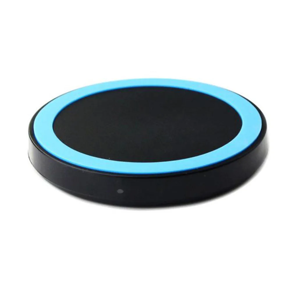 Qi Wireless Power Charger Charging Pad for Samsung Galaxy Note 7 USB 5W Fast Wireless Charging Pad Dock Station - Цвет: Blue