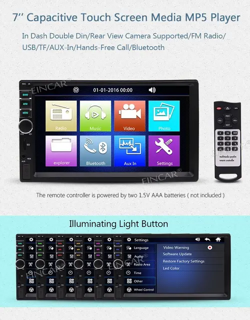 Cheap 7'' MP5 Player 2 Din Car Stereo Auto Video in Dash FM Radio Audio Car Deck Headunit Support FM/SD/USB/Aux Touch Screen/Bluetooth Cheap 7'' MP5 Player 2 Din Car Stereo Auto Video in Dash FM Radio Audio Car Deck Headunit Support FM/SD/USB/Aux Touch Screen/Bluetooth