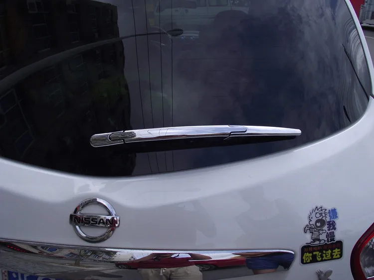 Free Shipping For Nissan Juke 2010- 2014 ABS Chrome plated Rear wiper cover car styling  Auto wiper decoration (1)
