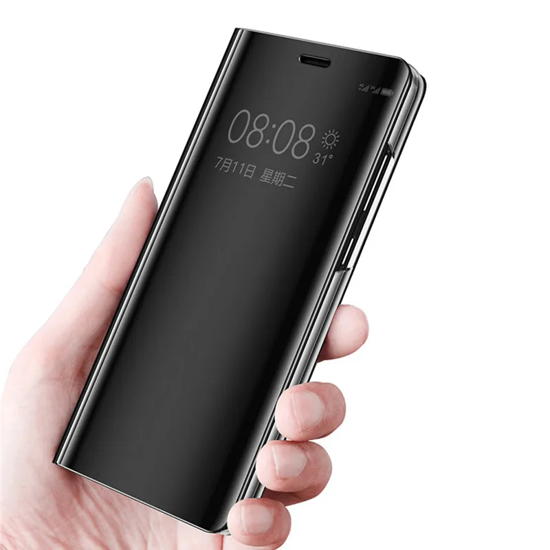 SYCASE Clear View зеркало смарт чехол для iPhone 6 S 7 8 Plus X XR Xs Max телефона флип