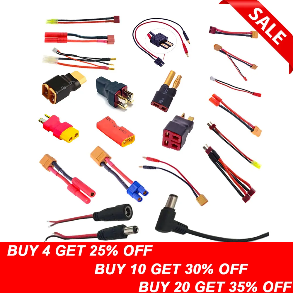 1pcs T plug to XT60 plug / EC3 Plug / Tamiya Plug