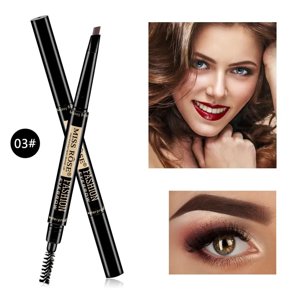 

eyebrow pencil eyebrow gel makeup brushes and sweatproof double-head automatic rotation automatic rotating