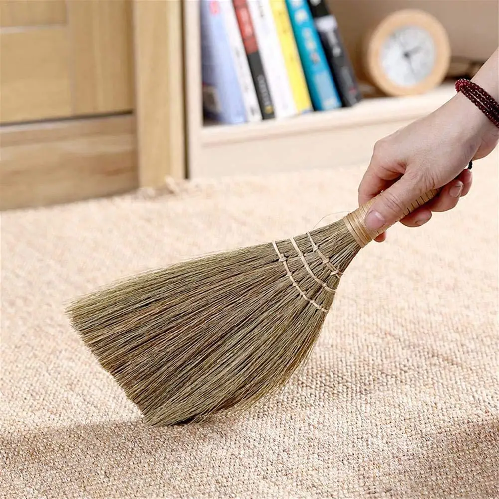 Sweeping broom wood floor soft donkey home floor hair cleaning tool broom short handle trumpet