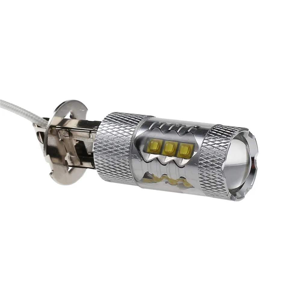 Proster отражатели 2 шт мощностью 12 V для H3 80 Вт светодиодный 6000 К противотуманная