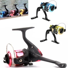 Высокая скорость Передаточное отношение 5,2: 1 Спиннинг маленькие Рыболовные катушки с 50 м рыболовная леска 3 цвета на выбор золото/красный/синий