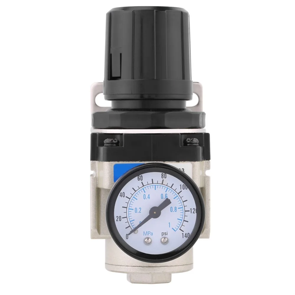 

G3/8 Thread Pressure Regulator Valve 1Mpa High Pressure Pneumatic Maintaining Valve Water Pressure Gauge Reducing Valve Tools
